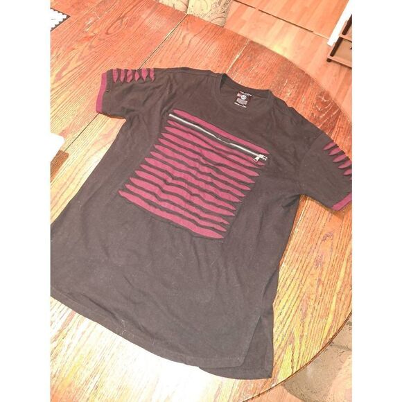 2XL Switch Original Remarkable Distressed Zipperd Streetwear Grunge Cotton Shirt - Picture 1 of 6